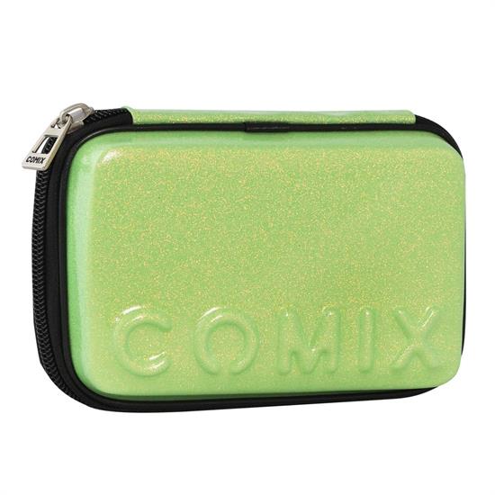 ASTUCCIO COMIX MAXI ZIP GLITTER VERDE