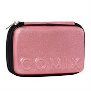 ASTUCCIO COMIX MAXI ZIP GLITTER ROSA
