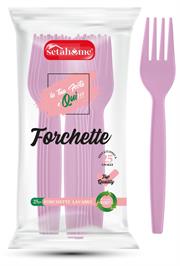 FORCHETTE PLASTICA 25pz ROSA