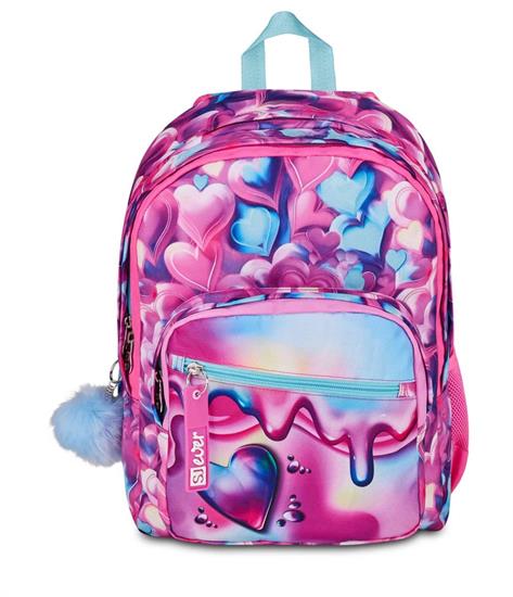 ZAINO SJ GANG EVER PINK BEAT DOPPIO SCOMPARTO
