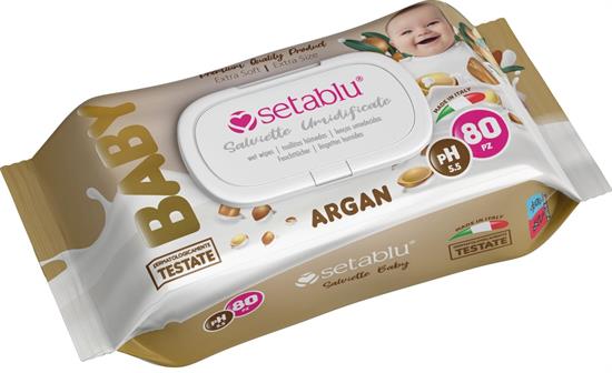 SALVIETTINE BABY ARGAN 80pz