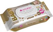 SALVIETTINE BABY ARGAN 80pz