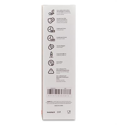 BORRACCIA ALLUMINIO INVICTA SLIM 899 480ml TERMICA