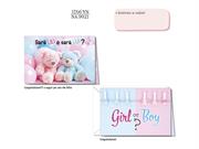 BIGLIETTO NASCITA GENDER REVEAL