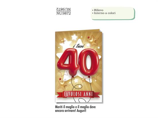 BIGLIETTO 40 ANNI