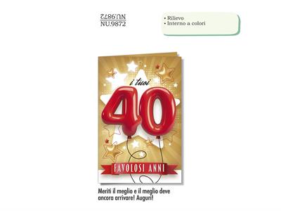 BIGLIETTO 40 ANNI