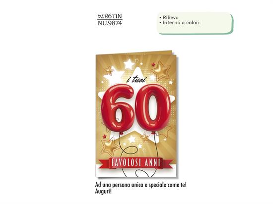 BIGLIETTO 60 ANNI