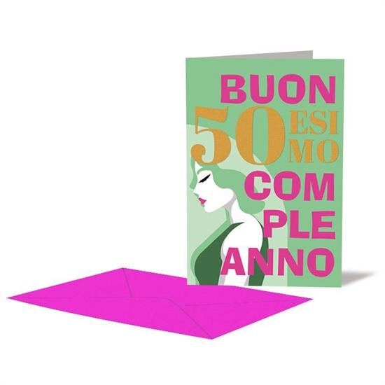 BIGLIETTO 50 ANNI FEMMINILE