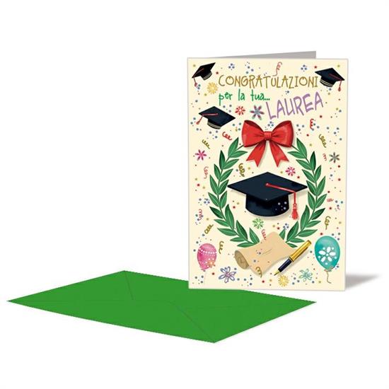 BIGLIETTO LAUREA TANTI AUGURI