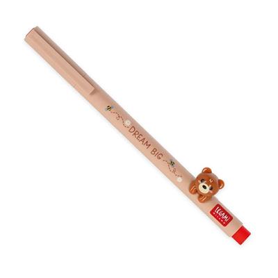 PENNA GEL LEGAMI LOVELY FRIENDS - TEDDY BEAR - ink rosso