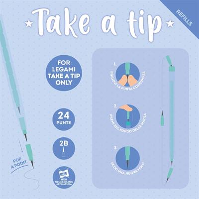REFILL MATITA IMPILABILE LEGAMI - 24 MINE TAKE A TIP