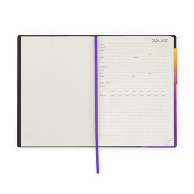 AGENDA 2026/2027 DOCENTE 13mesi WEEK 17x24 SUNSET VIBES LEGAMI