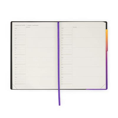 AGENDA 2026/2027 DOCENTE 13mesi WEEK 17x24 SUNSET VIBES LEGAMI