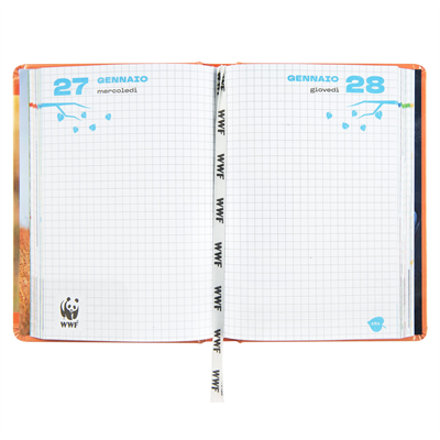 DIARIO WWF 2027 ILLUSTRATO LEOPARDO STD