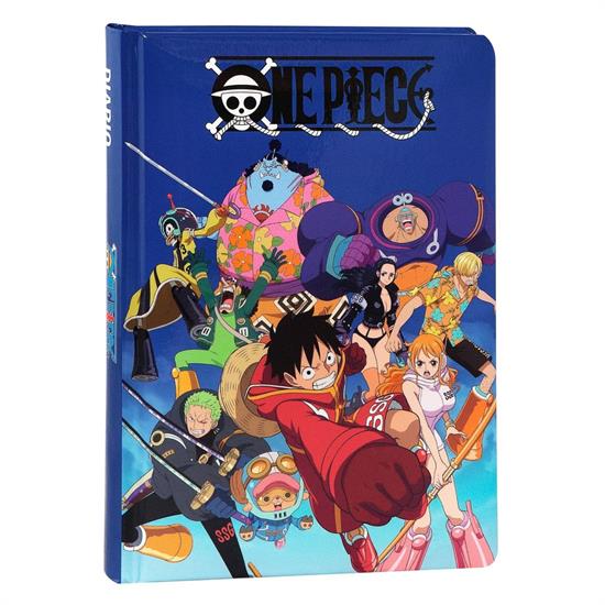 DIARIO ONE PIECE BLU STD