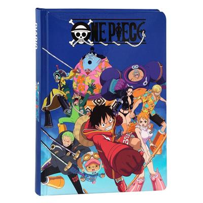 DIARIO ONE PIECE BLU STD