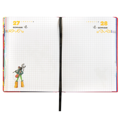DIARIO ONE PIECE ROSSO STD