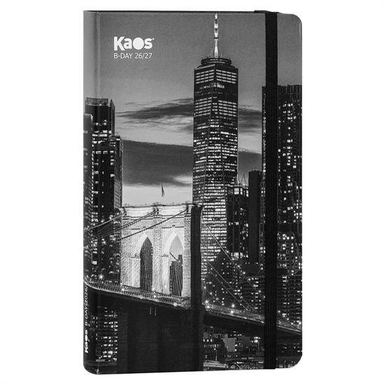 AGENDA 2027 INSEGNANTE 13x21 BIDAY 12mesi KAOS NEW YORK