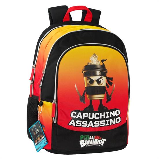 ZAINO BRAINROT CAPUCHINO ASSASSINO ORGANIZZATO