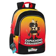 ZAINO BRAINROT CAPUCHINO ASSASSINO ORGANIZZATO