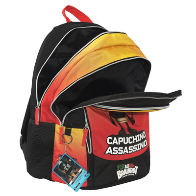 ZAINO BRAINROT CAPUCHINO ASSASSINO ORGANIZZATO