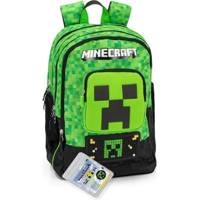 ZAINO MINECRAFT PIXEL ORGANIZZATO