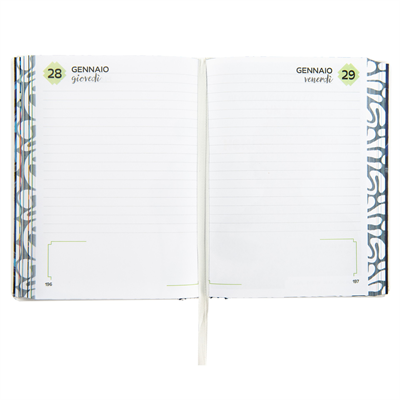 DIARIO ME 2027 MEDIUM HASHTAG BLU COLOR