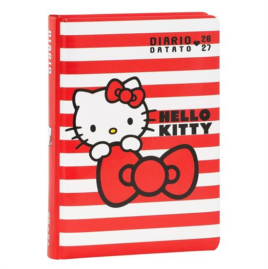 DIARIO HELLO KITTY 2027 STRIPES STD