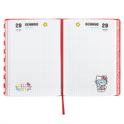 DIARIO HELLO KITTY 2027 STRIPES STD
