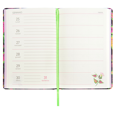 DIARIO TURNOWSKY 2027 MEDIUM WEEK BIRDS AND FLOWERS