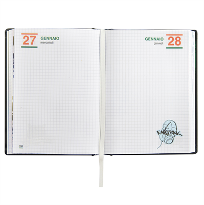 DIARIO EASTPAK 2027 MEDIUM 13mesi BLACK