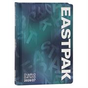 DIARIO EASTPAK 2027 MEDIUM 13mesi LETTERDYE BLUE