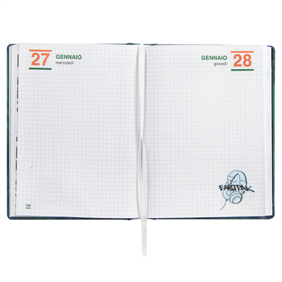 DIARIO EASTPAK 2027 MEDIUM 13mesi LETTERDYE BLUE