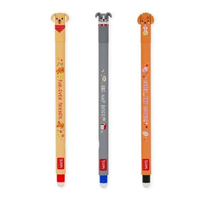 PENNE CANCELLABILI 3pz LEGAMI - FUR-EVER FRIENDS