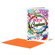 BIGLIETTO COMPLEANNO PASTELLI
