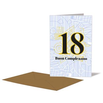 BIGLIETTO 18 ANNI AZZURRO