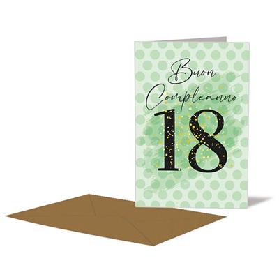 BIGLIETTO 18 ANNI VERDE