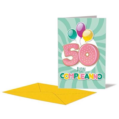 BIGLIETTO 50 ANNI C/APPLICAZIONE
