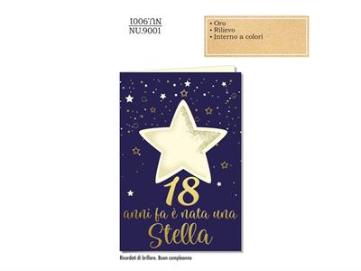 BIGLIETTO 18 ANNI STELLA