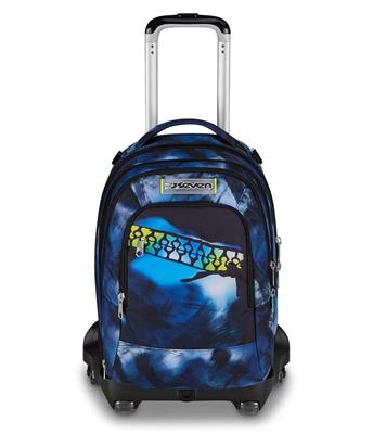 TROLLEY SEVEN JACK 8ruote DETACH BLU FUSION