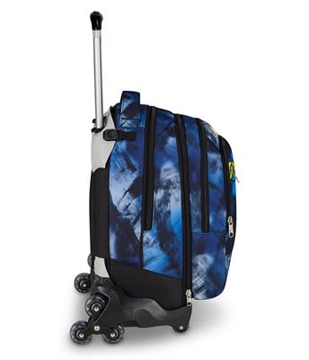 TROLLEY SEVEN JACK 8ruote DETACH BLU FUSION