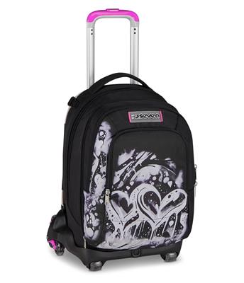 TROLLEY SEVEN JACK 8ruote DETACH PLUMPY LINE GIRL