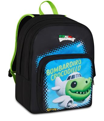 ZAINO BRAINROT BOMBARDIRO CROCODILLO SKIFIDOL