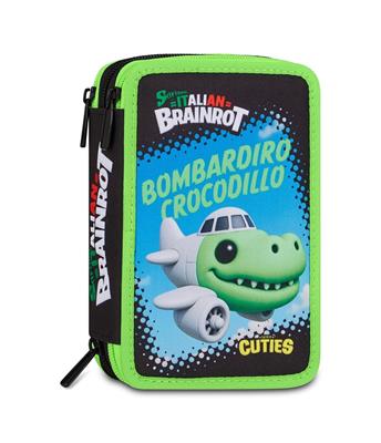 ASTUCCIO BRAINROT BOMBARDIRO CROCODILLO SKIFIDOL 3 ZIP