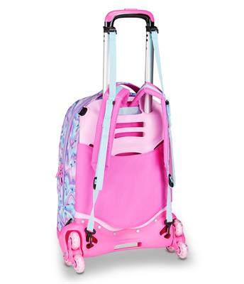 TROLLEY SEVEN JACK 8ruote SJ GANG GLOW LED UNICORN GIRL
