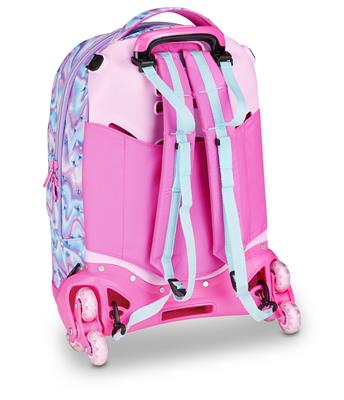 TROLLEY SEVEN JACK 8ruote SJ GANG GLOW LED UNICORN GIRL