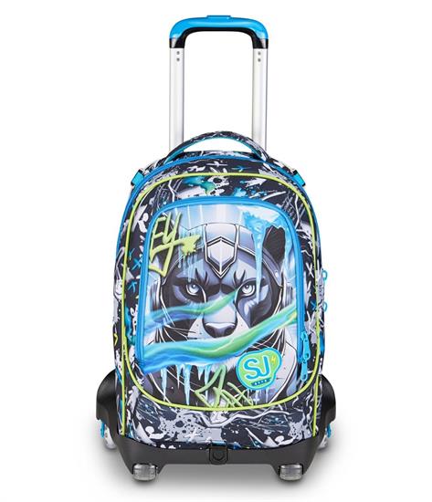 TROLLEY SEVEN JACK 8ruote SJ GANG GLACE PANTHER BOY