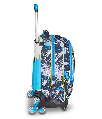 TROLLEY SEVEN JACK 8ruote SJ GANG GLACE PANTHER BOY