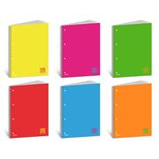 MAXI ONE COLOR SPIRALE 1R C/FORI FLUO