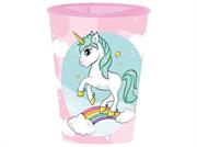 BICCHIERE PLASTICA UNICORNO